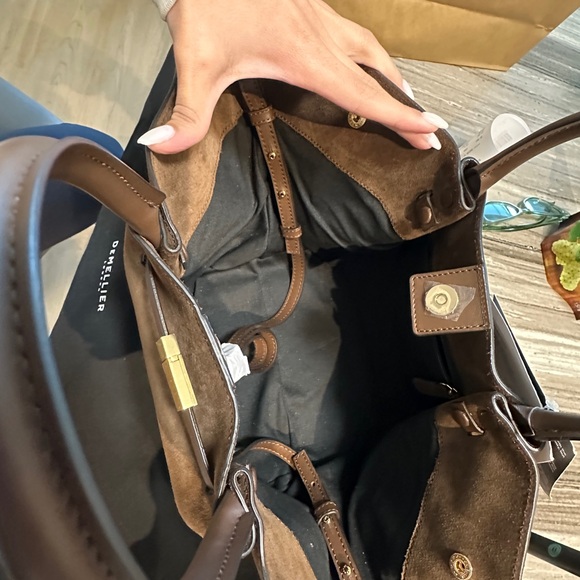 DeMellier The Midi New York in Mocha Suede/ Mocha Smooth - Picture 5 of 11